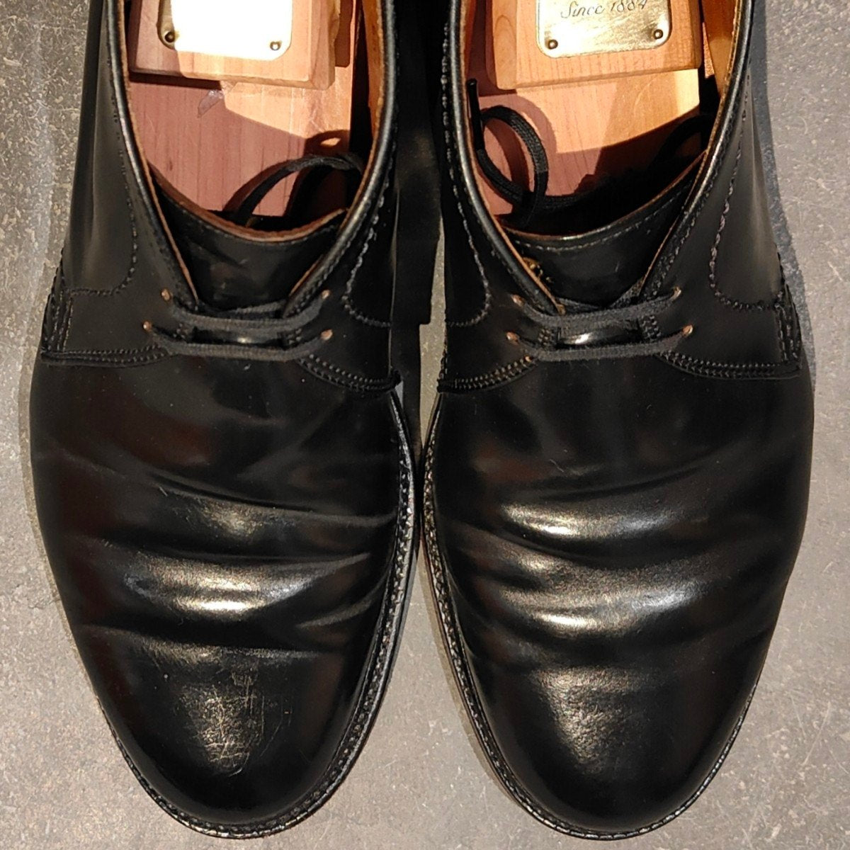 美品【ALDEN】オールデン チャッカブーツ 1340 コードバン ブラック サイズUS8.5D バリーラスト 参考定価￥225,500-