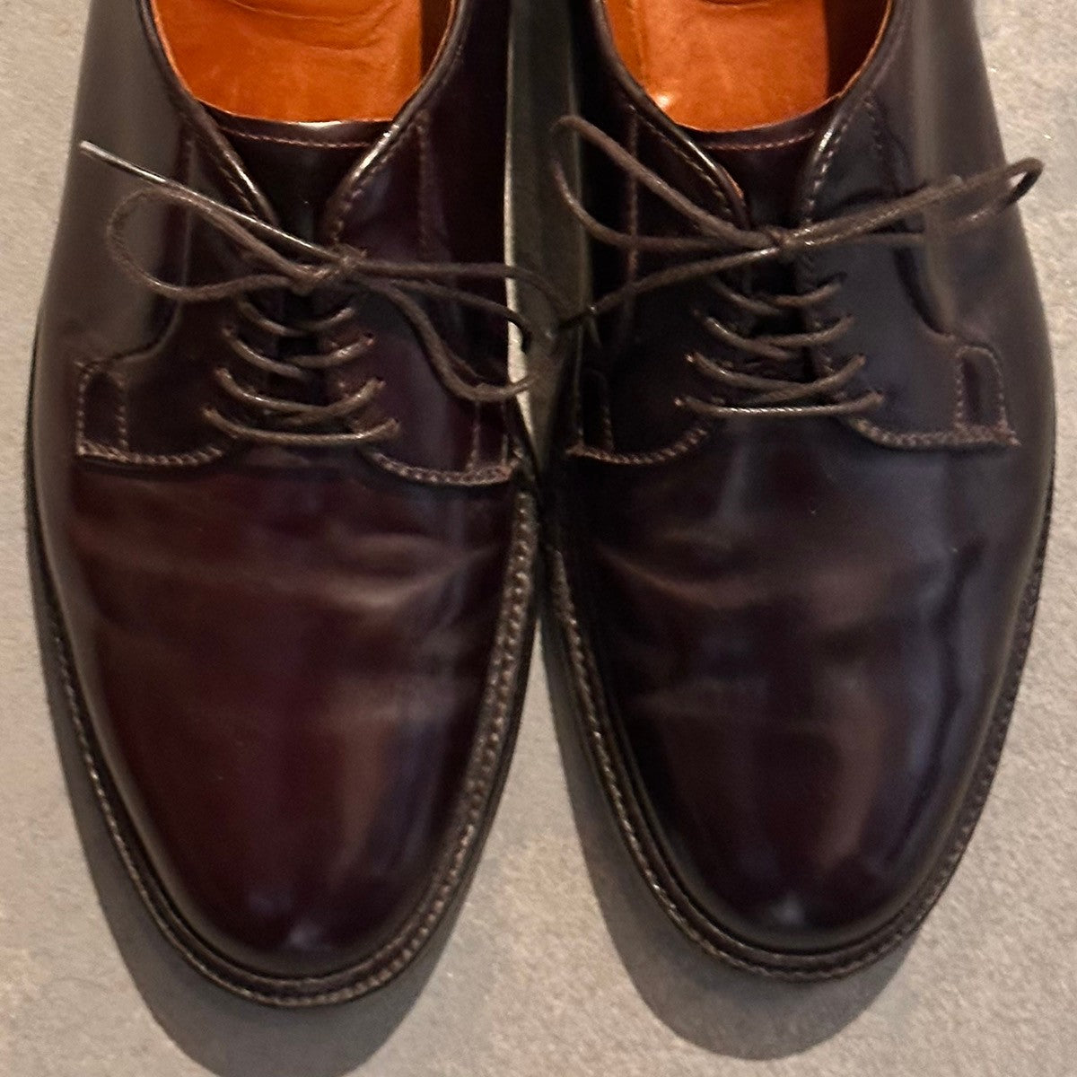 【ALDEN】オールデン 990 プレーントゥ コードバン ダークバーガンディ サイズ US10D バリーラスト