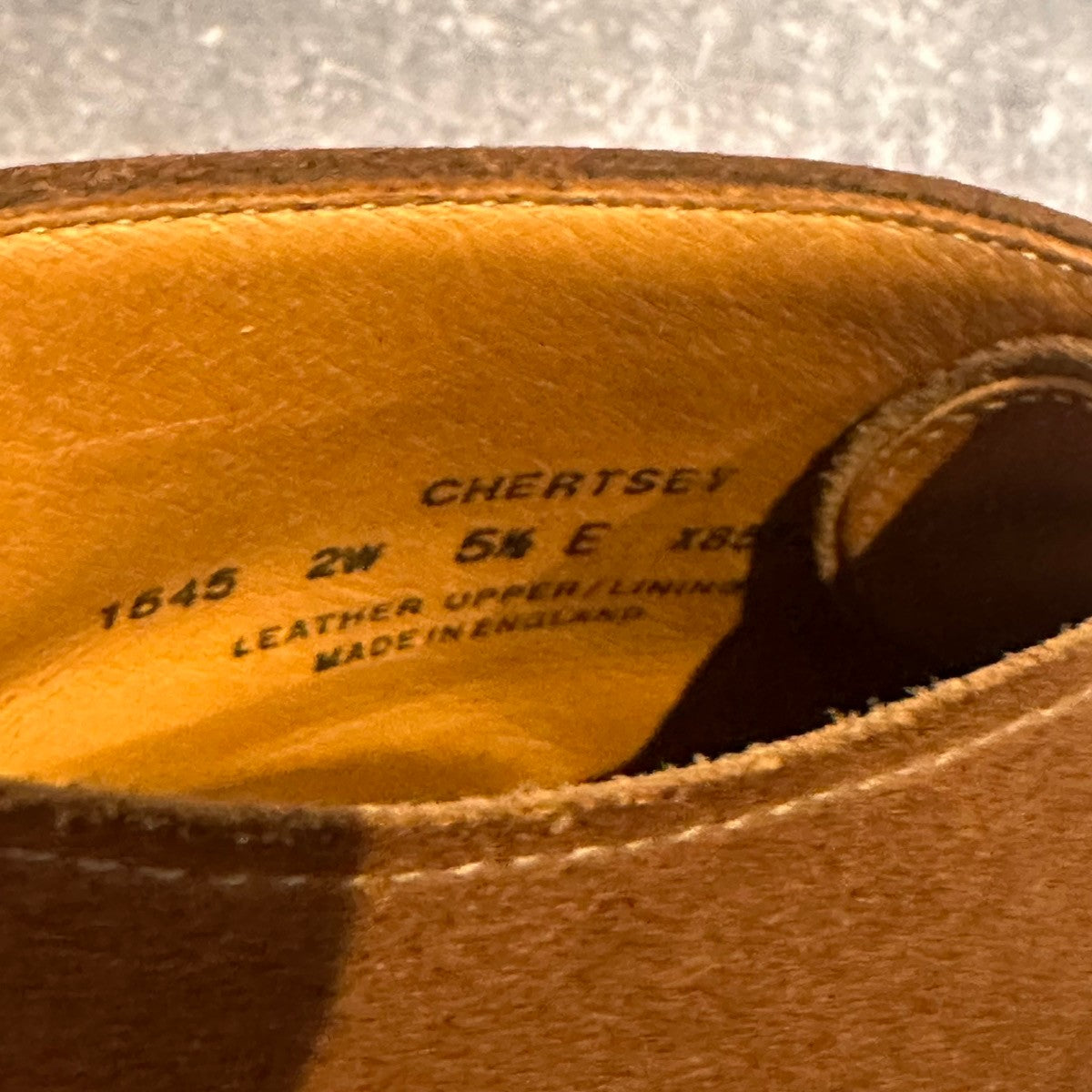 美品【CROCKETT&JONES】クロケット&ジョーンズ チャートシー チャッカブーツ スエード ブラウン サイズUK5.5E 224ラスト