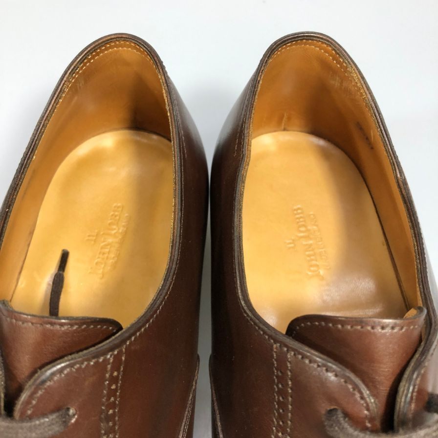【JOHN LOBB】ジョンロブ ストレートチップ フィリップ2 カーフ ブラウン メンズ UK7E 7000 JOHN LOBB PHILLIP2