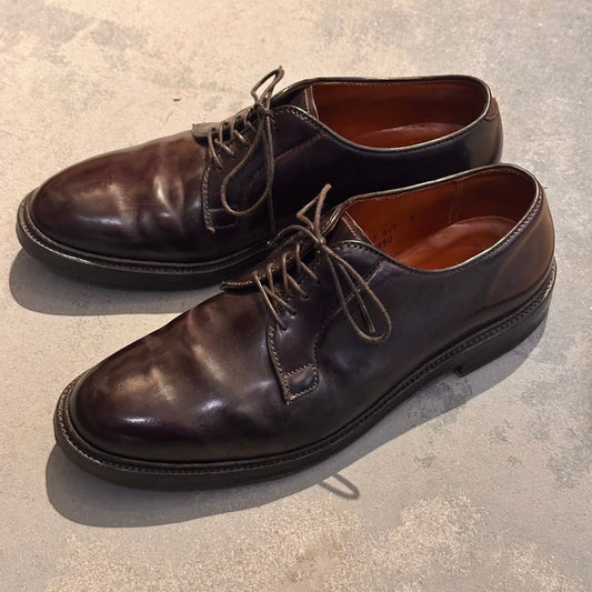 【ALDEN】オールデン 990 プレーントゥ コードバン ダークバーガンディ サイズ US10D バリーラスト