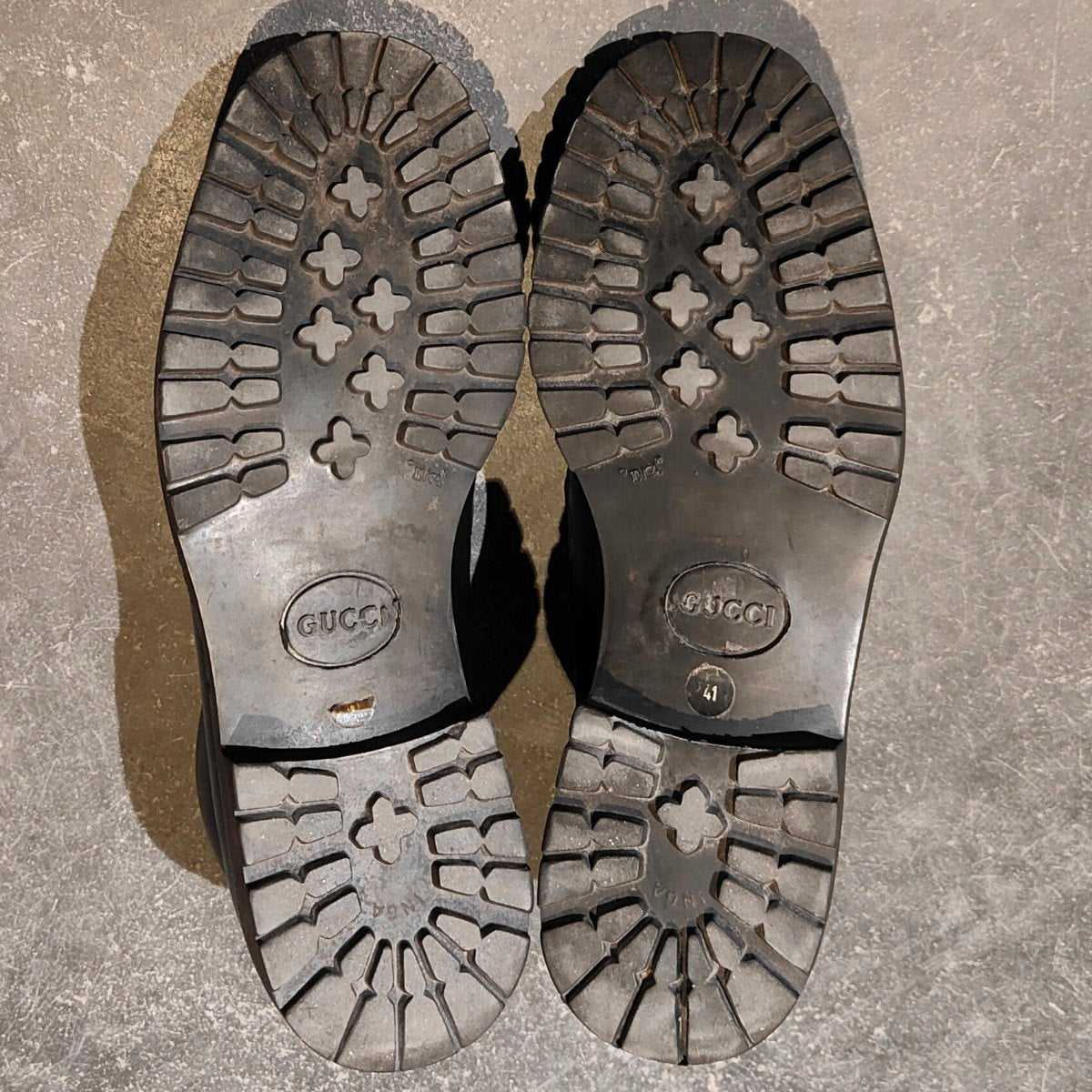 極美品【GUCCI】グッチ  0067 ショートブーツ ホースビットローファー カーフ ブラック サイズ41