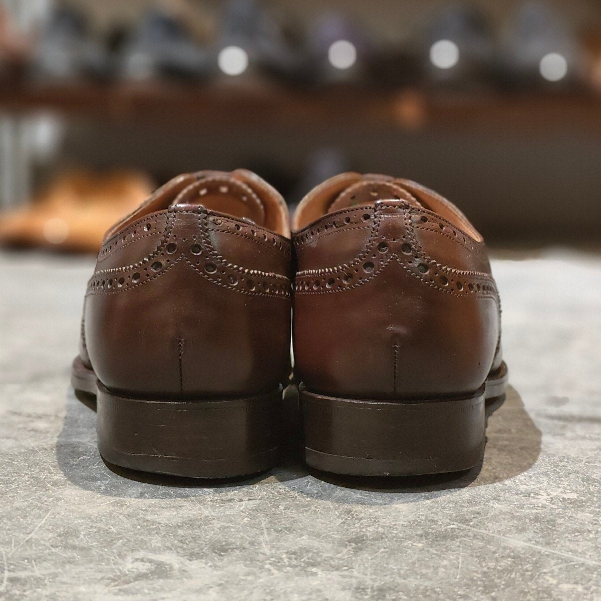 【Church's】チャーチ チェットウインド 4都市 ウイングチップ カーフ ブラウン サイズ UK85F 100ラスト 参考定価定価￥181,500-