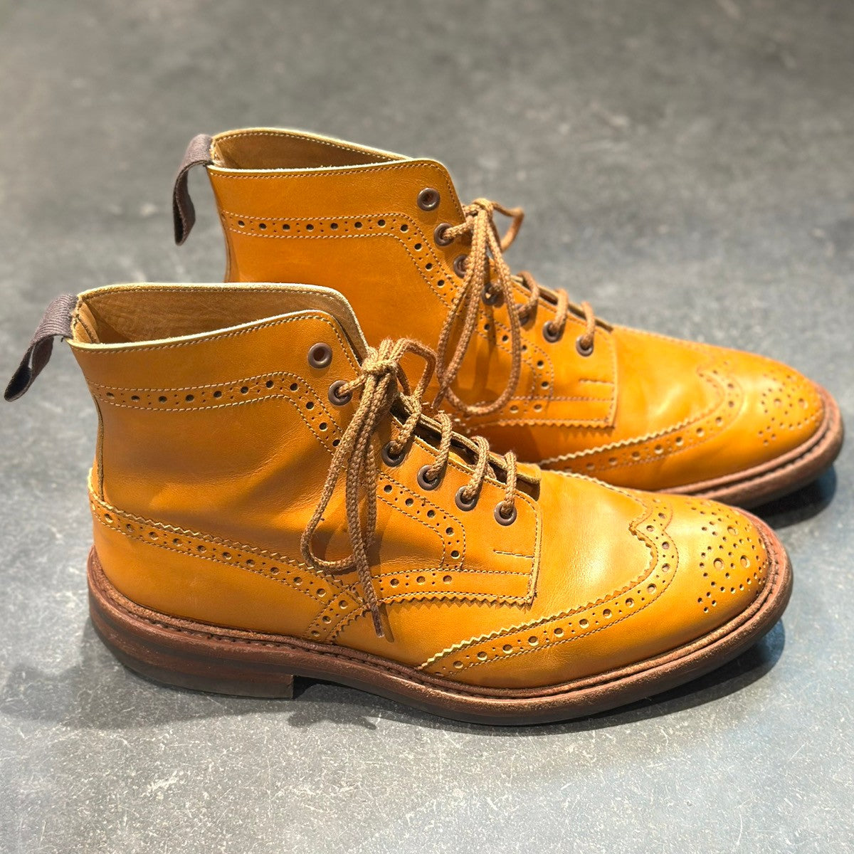 極美品【Tricker’s】トリッカーズ ストウ 5634 エイコンアンティーク サイズ UK7.5 4497Sラスト