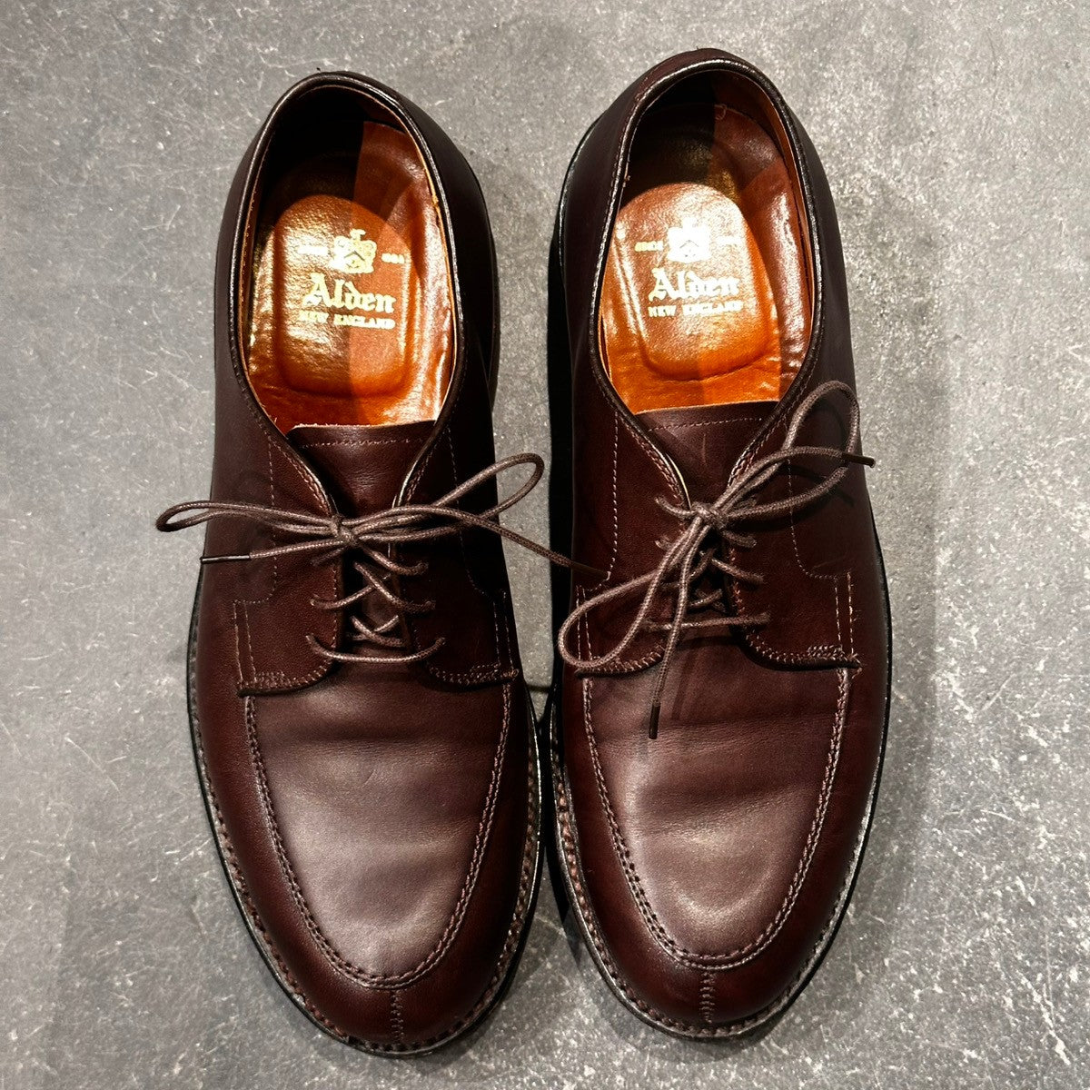 美品【ALDEN】オールデン 71183 Uチップ カーフ ブラウン サイズ US9E レイドンラスト