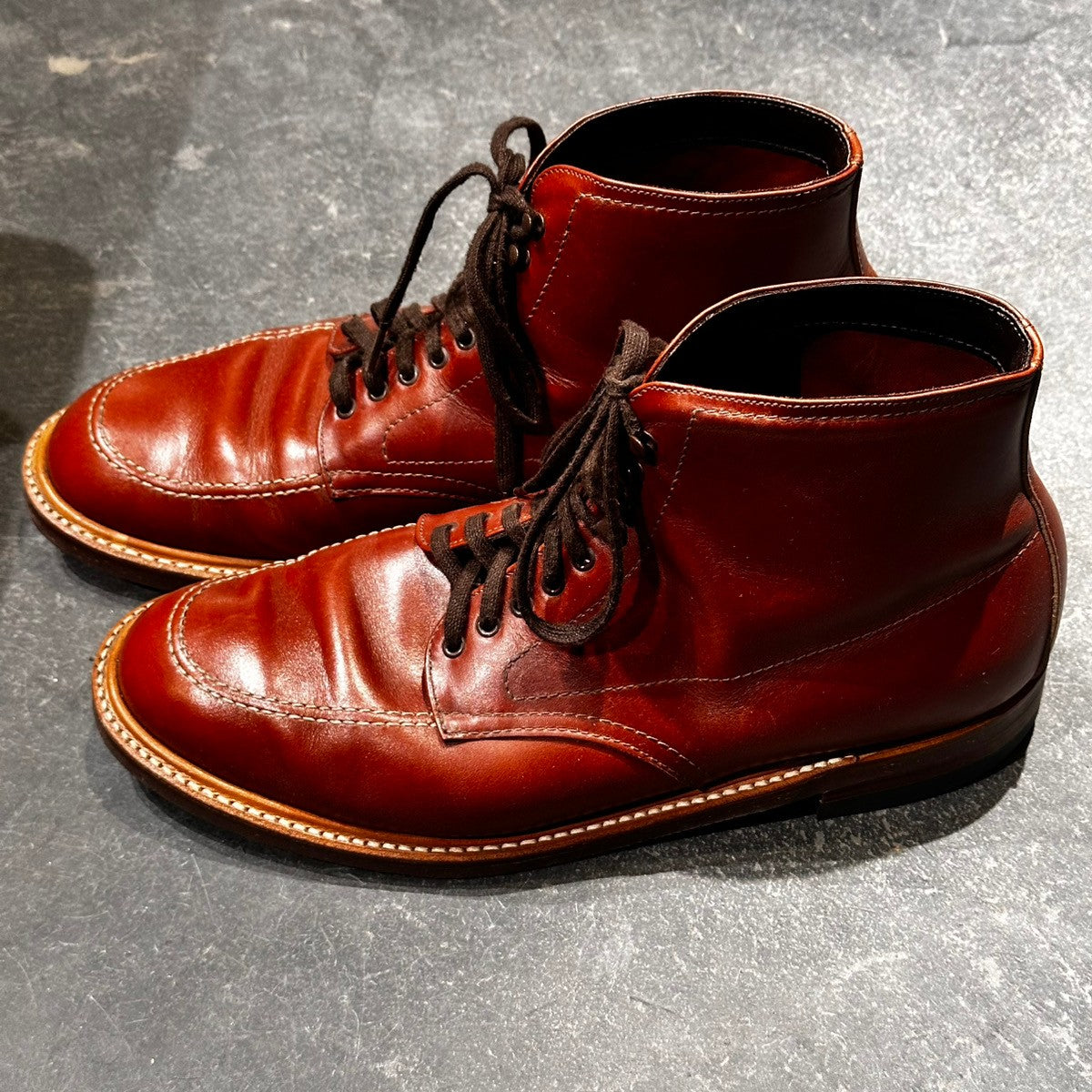 alden オールデン 40561 インディブーツ SHIPS別注7 1/2 ALDEN】オールデン 405 インディブーツ カーフ ブラウン サイズUS9D