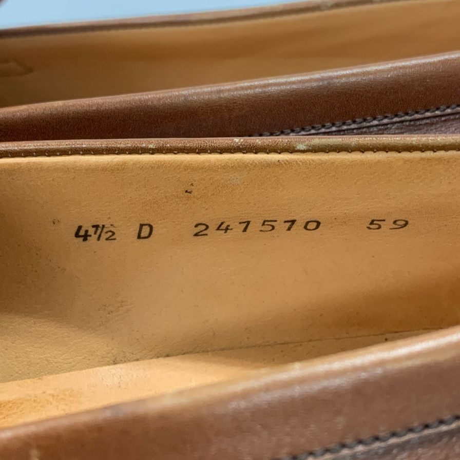 【J.M.WESTON】ジェイエムウエストン 180 ローファー ボックスカーフ ブラウン（茶系） サイズ UK4.5D ラスト