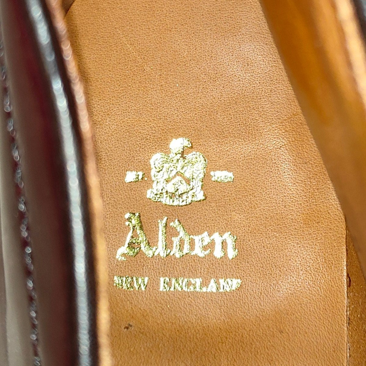 未使用【ALDEN】オールデン リジェクト品 1339 チャッカブーツ コードバン ダークバーガンディ サイズ US6D バリーラスト 参考定価￥242,000-