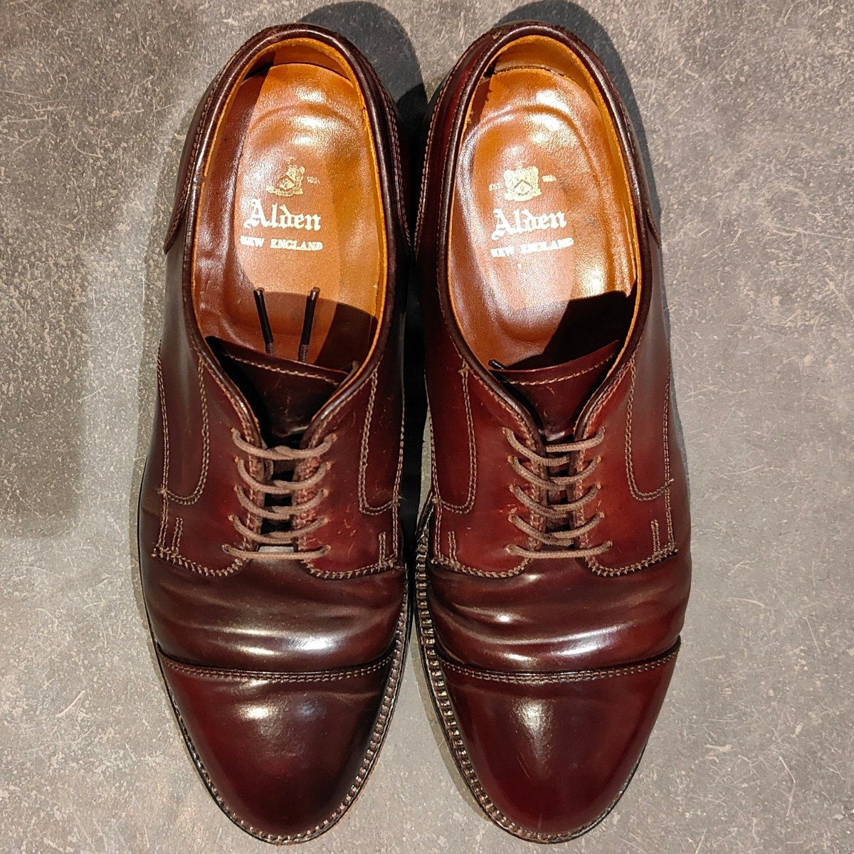 ALDEN】オールデン 2160 ストレートチップダービー コードバン ダーク