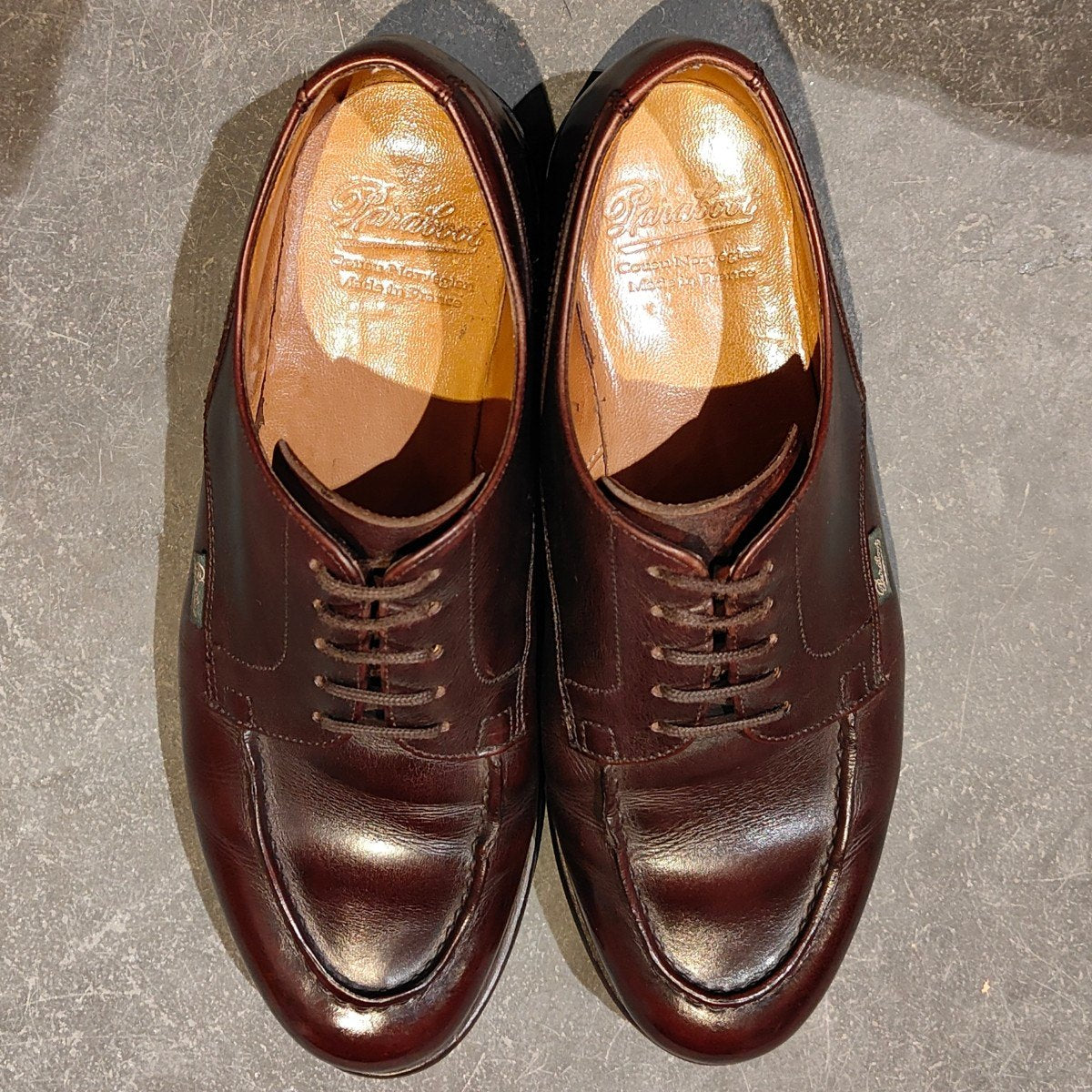 Paraboot】パラブーツ シャンボード Uチップ リスレザー カフェ サイズ