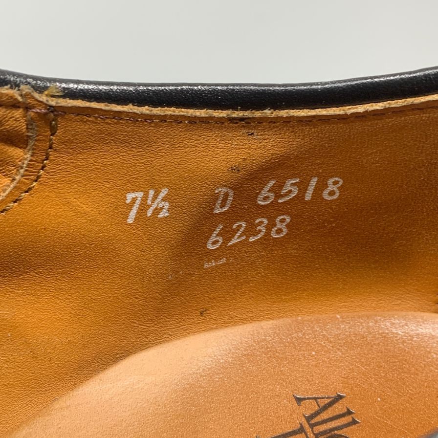 【Allen Edmonds】アレンエドモンズ ストレートチップ ダービー メンズ ブラック サイズUS7.5D