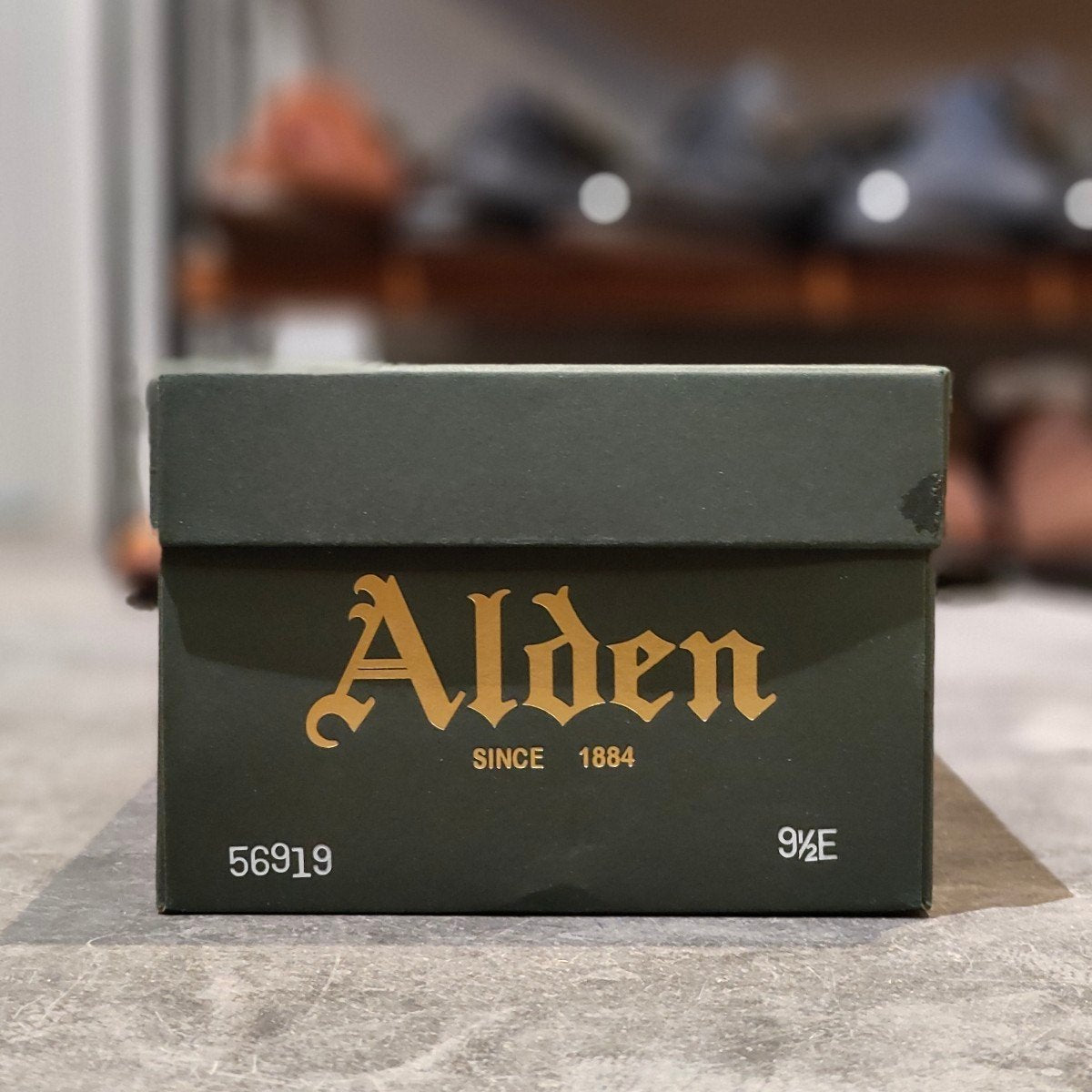 使用数回【ALDEN】オールデン アナトミカ別注  56919 プレーントゥ コードバン ブラック サイズUS9.5E モディファイドラスト