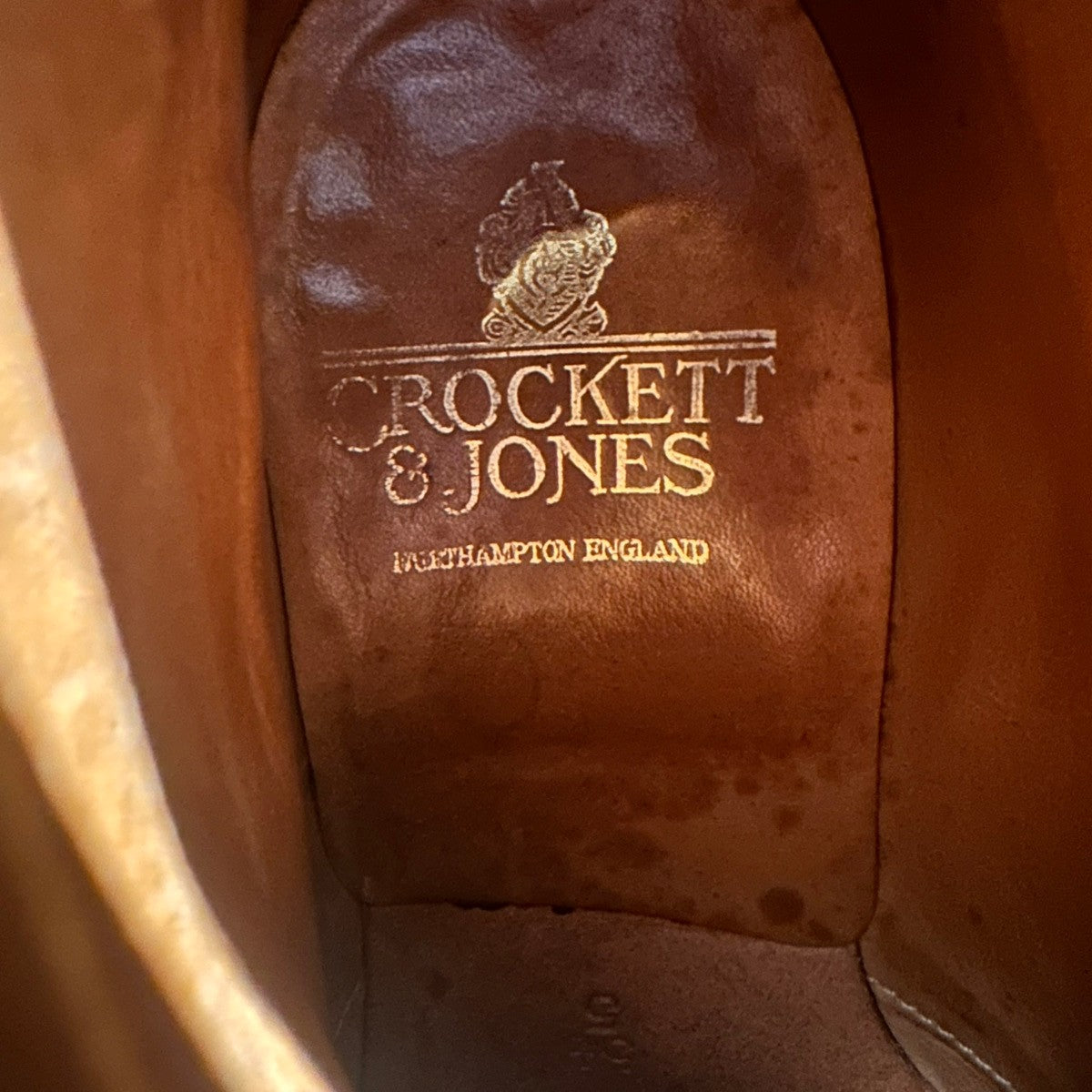 美品【CROCKETT&JONES】クロケット&ジョーンズ チャートシー チャッカブーツ スエード ブラウン サイズUK5.5E 224ラスト
