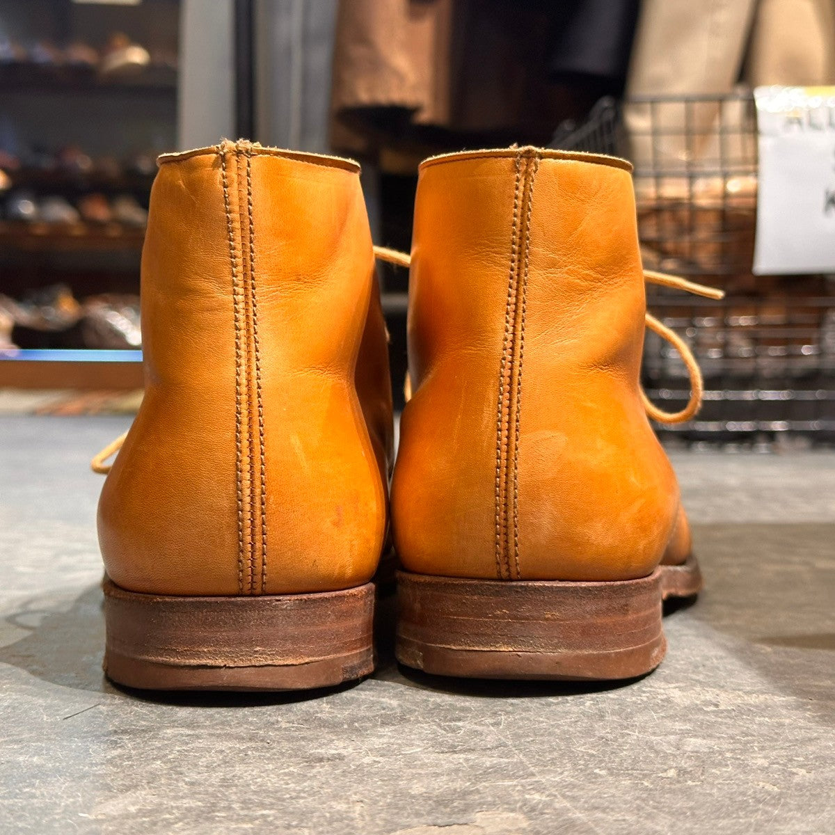 【CROCKETT&JONES】クロケット＆ジョーンズ 5072 ポールスミス別注 チャッカブーツ カーフ ブラウン サイズUK6.5E
