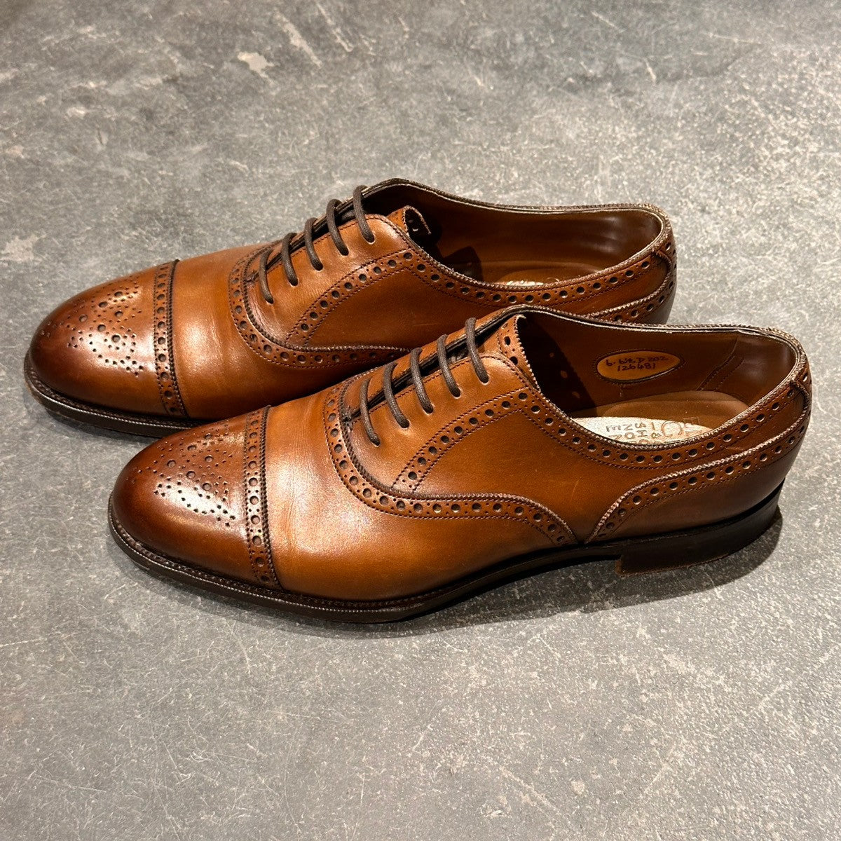 エドワードグリーン　GRASMERE 202ラスト　6.5 E 茶 エドワードグリーン GRASMERE 202ラスト 6.5 E 茶