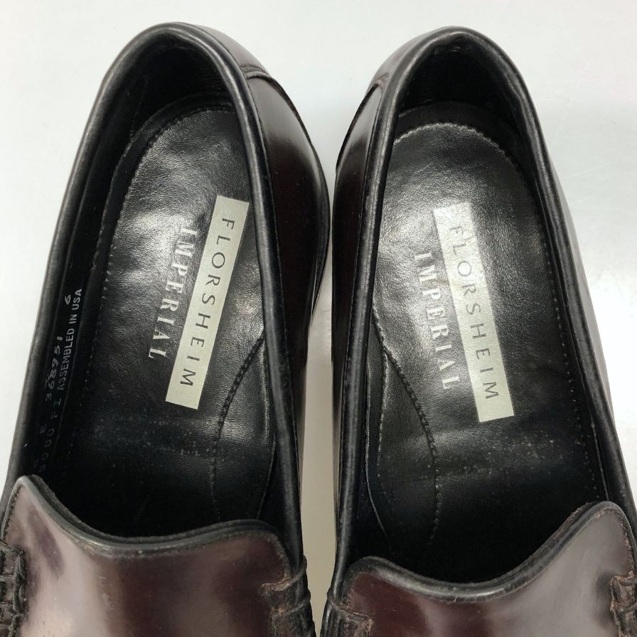 【FLORSHEIM】フローシャイム 78000 ローファー コードバン ブラウン（茶系） サイズ 8E ラスト