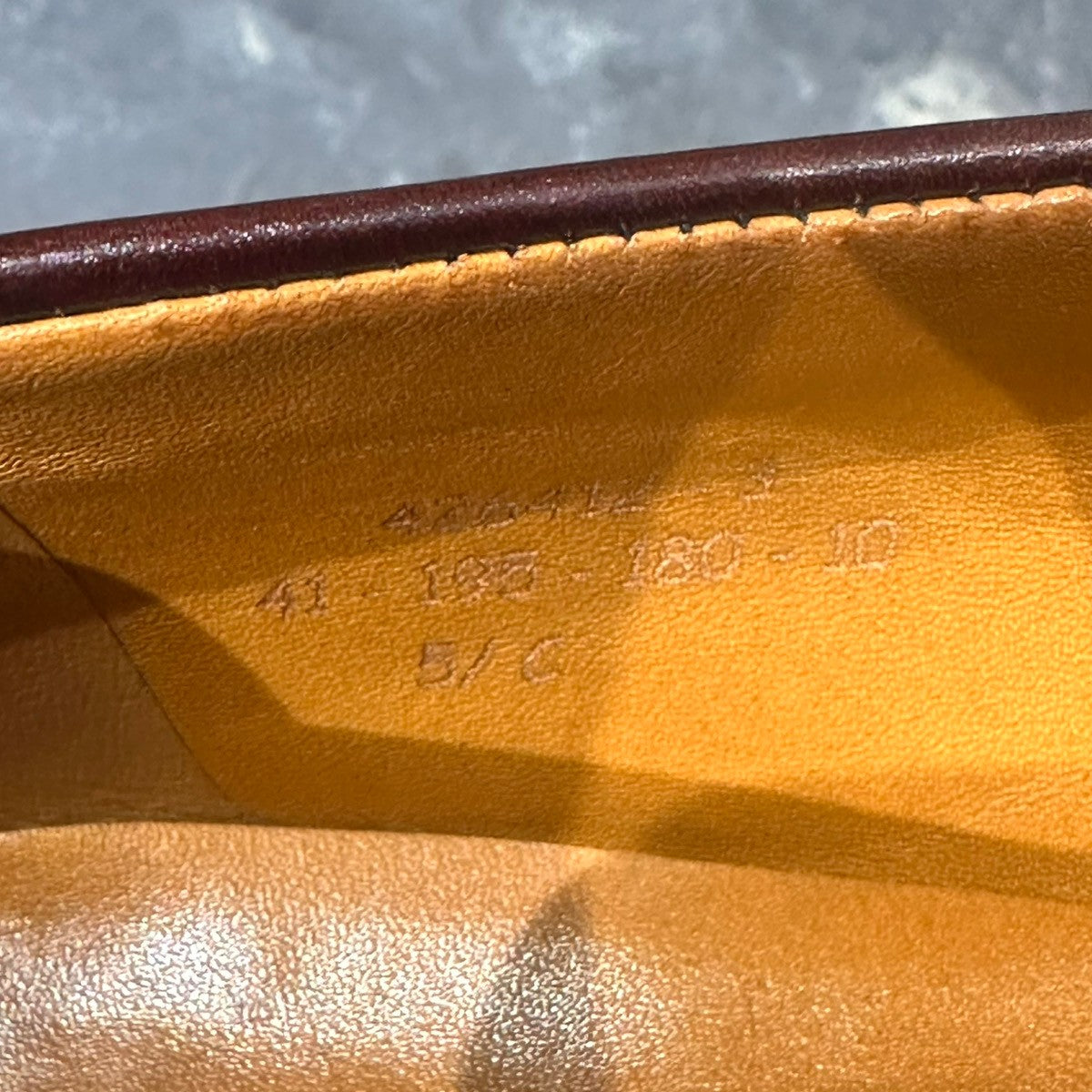 【J.M.WESTON】ジェイエムウエストン 180 シグニチャーローファー ボックスカーフ バーガンディ サイズUK5.5C 41ラスト