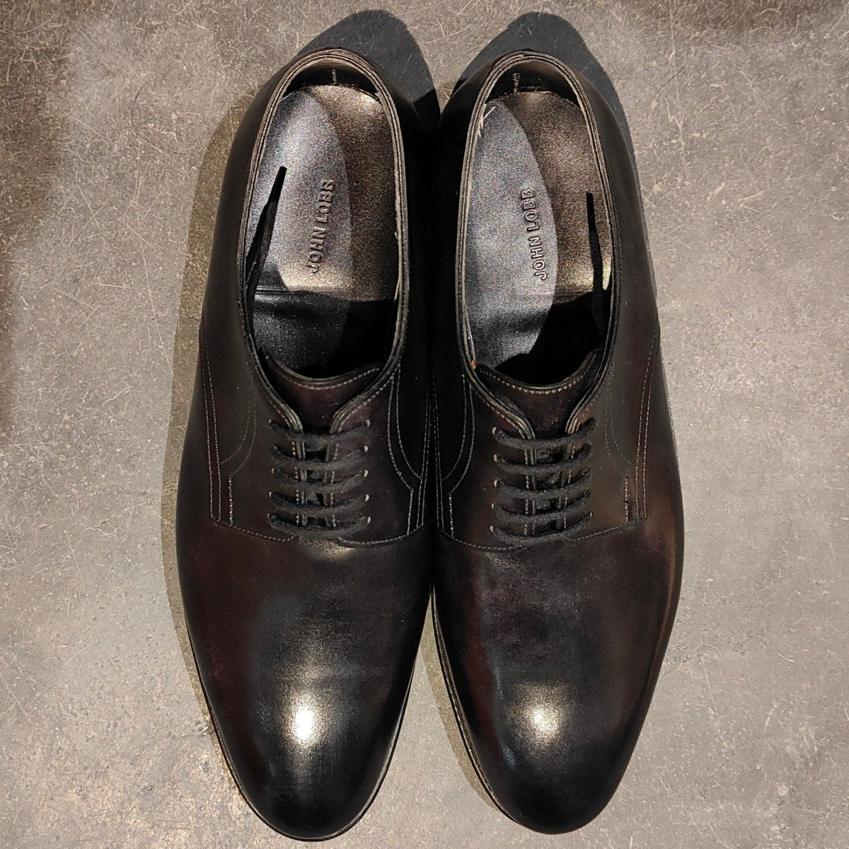 新品未使用【JOHN LOBB】ジョンロブ クリーブ プレーントゥダービー ミュージアムカーフ ブラック サイズUK6E 7000ラスト