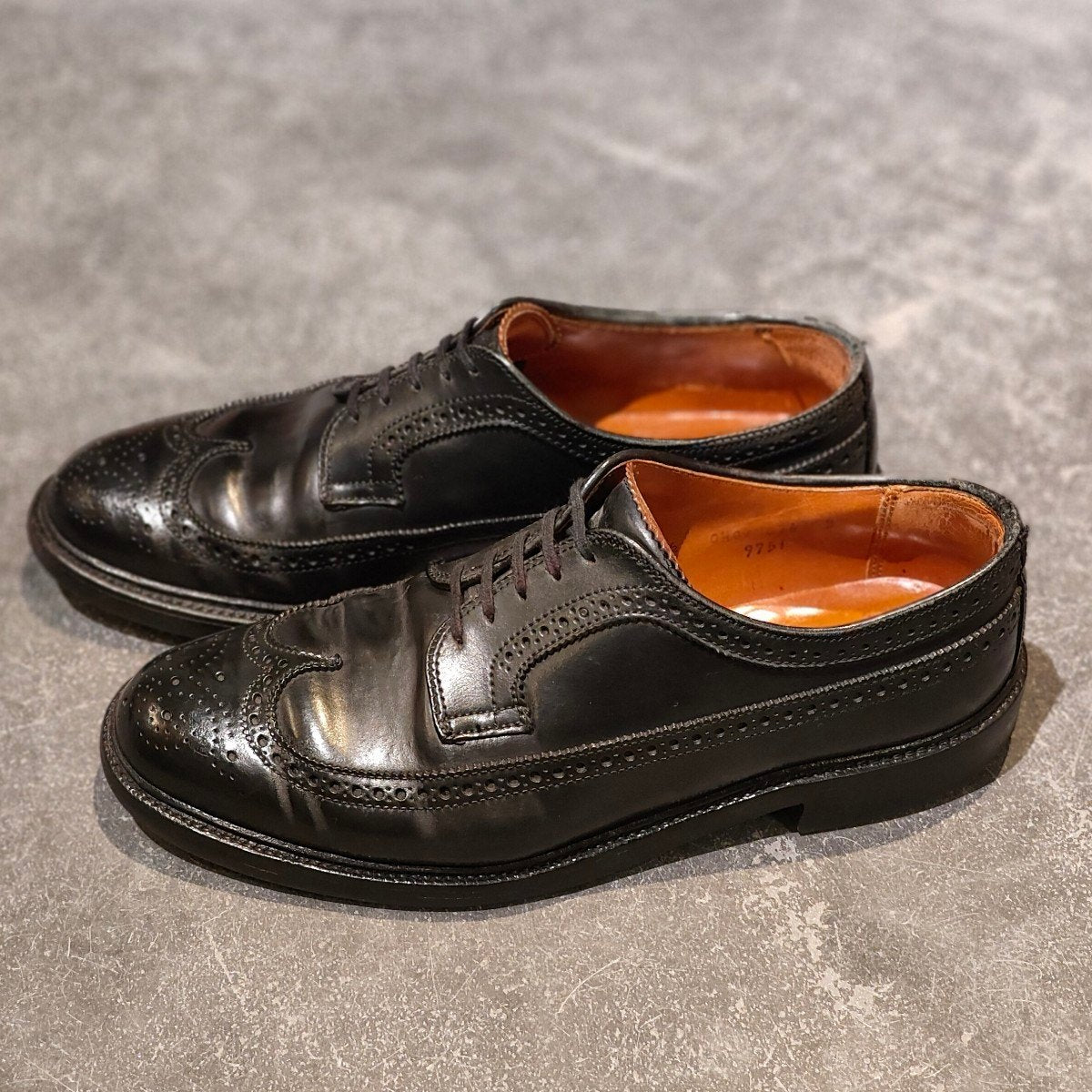 【ALDEN】オールデン 9751 LWB コードバン ブラック サイズ US8.5D バリーラスト 参考定価￥223,300-