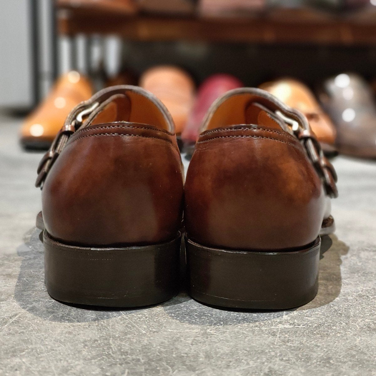 JOHN LOBB】ジョンロブ チャペル ダブルモンク ミュージアムカーフ