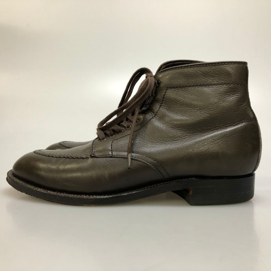 【オールデン バーニーズ ニューヨーク】ALDEN BARNEYS NEWYORK N4903H ブーツ レザー カーキ サイズ 7 ラスト