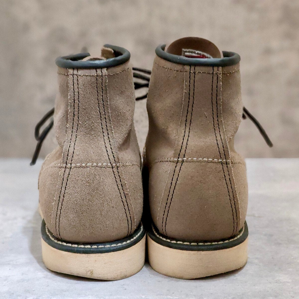 希少【REDWING】レッドウイング 8863 アイリッシュセッター 6インチ モックトゥ スエード グレー サイズUS8