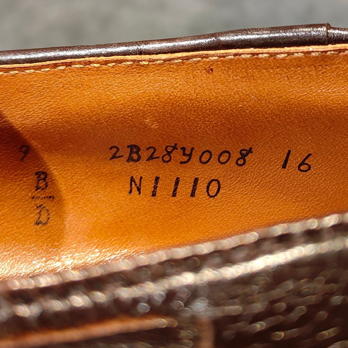 希少 極美品 【ALDEN】オールデン N1110  タッセルローファー コードバン レジーナグレインカーフ ダークブラウン サイズUS9D プラザラスト