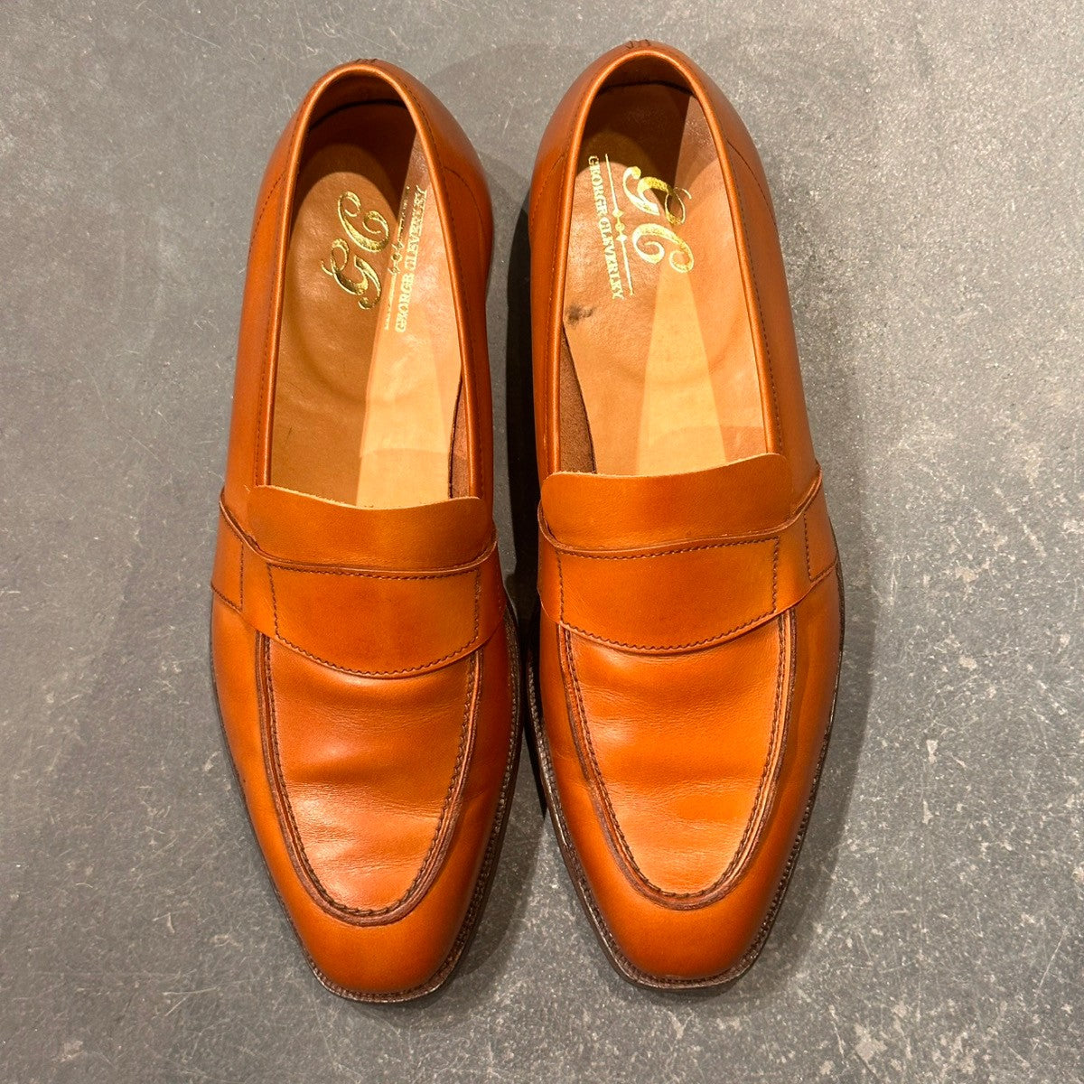 GEORGE CLEVERLEY】ジョージクレバリー 48522 ローファー カーフ