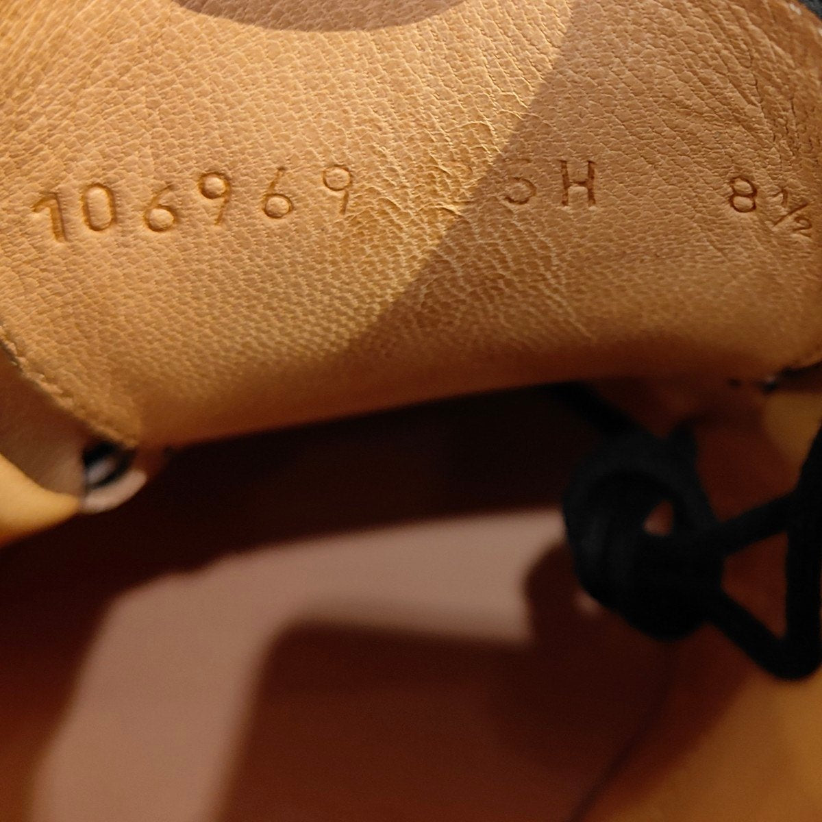 試着程度【Paraboot】パラブーツ シャンボード Uチップ リスレザー ブラック サイズ UK8.5 参考定価￥96,800-