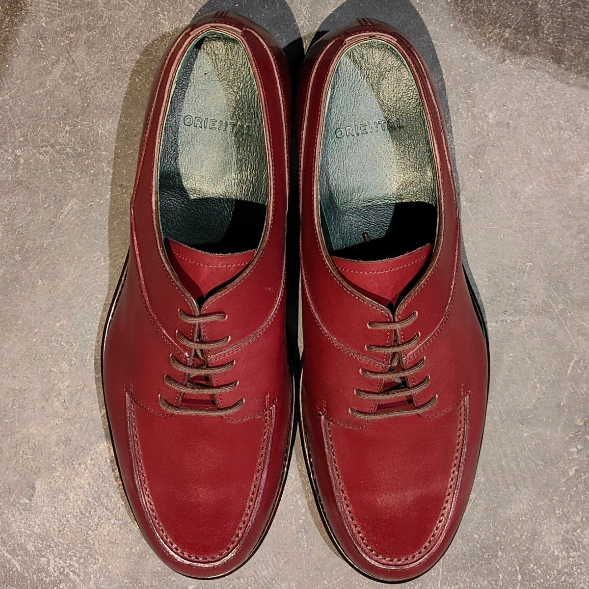 新品未使用【ORIENTAL】オリエンタル 800 ARAN Utah Uチップ カーフ バーガンディ サイズ US7.5