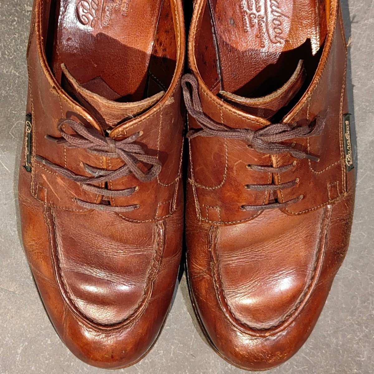 希少【Paraboot】パラブーツ シャンボード デカタグ Uチップ