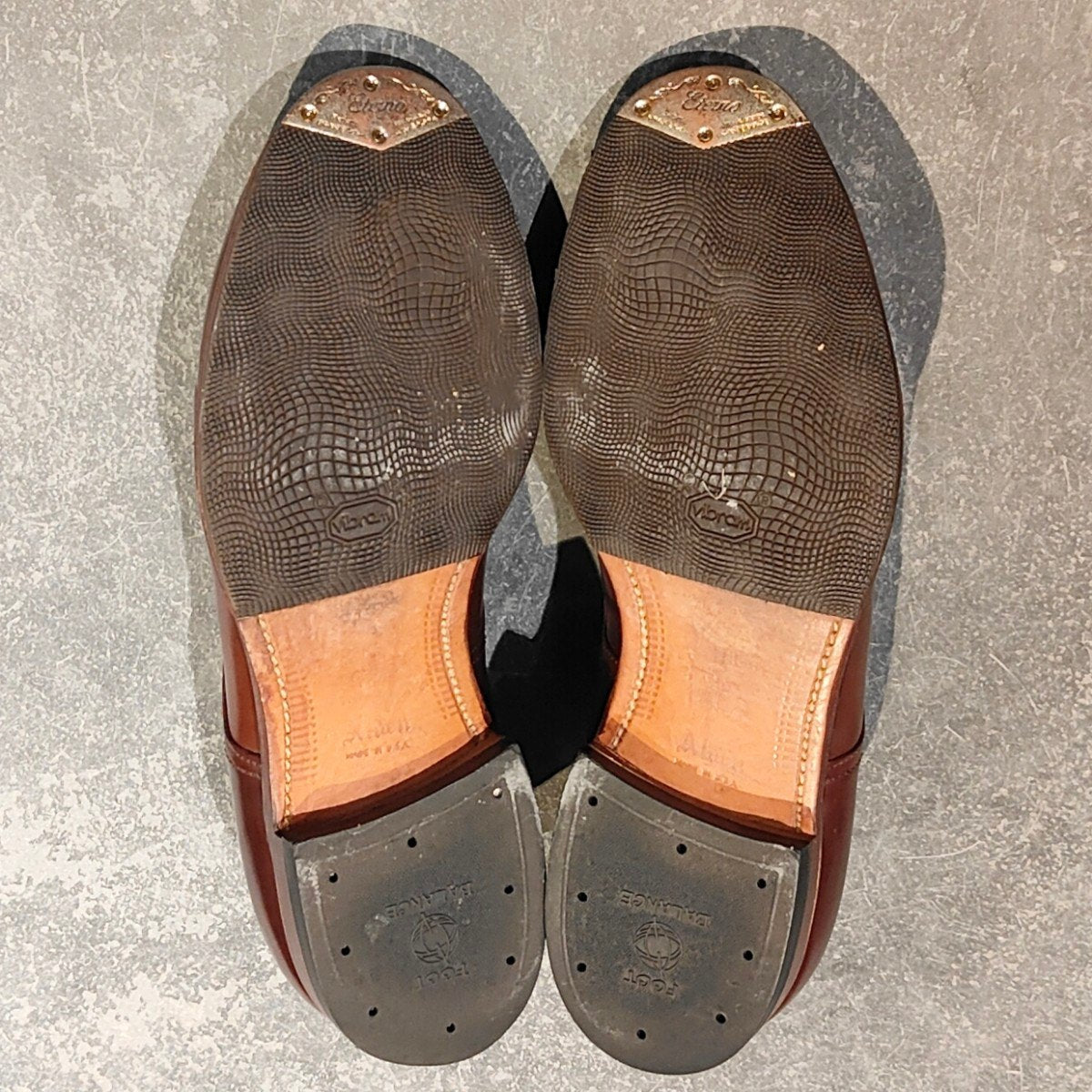 希少【ALDEN】オールデン 125周年記念限定モデル 54951 Vチップ コードバン ダークブラウン サイズUS7.5D モディファイドラスト