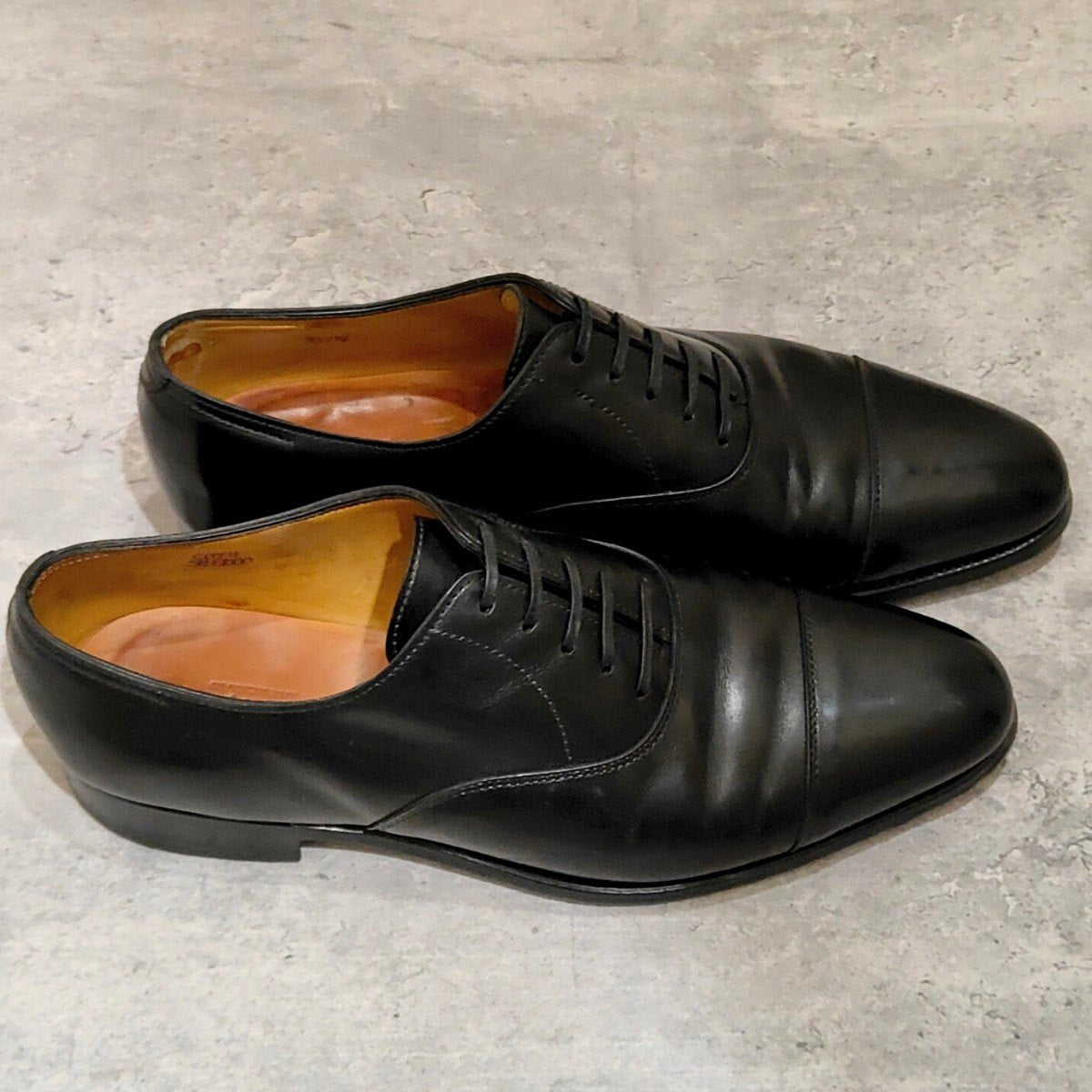 【JOHN LOBB】ジョンロブ シティ2 ストレートチップ カーフ ブラック サイズUK5.5E 7000ラスト