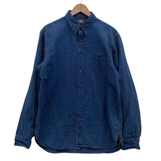 【RRL RALPH LAUREN】ダブルアールエル ラルフローレン デニムシャツ  サイズ