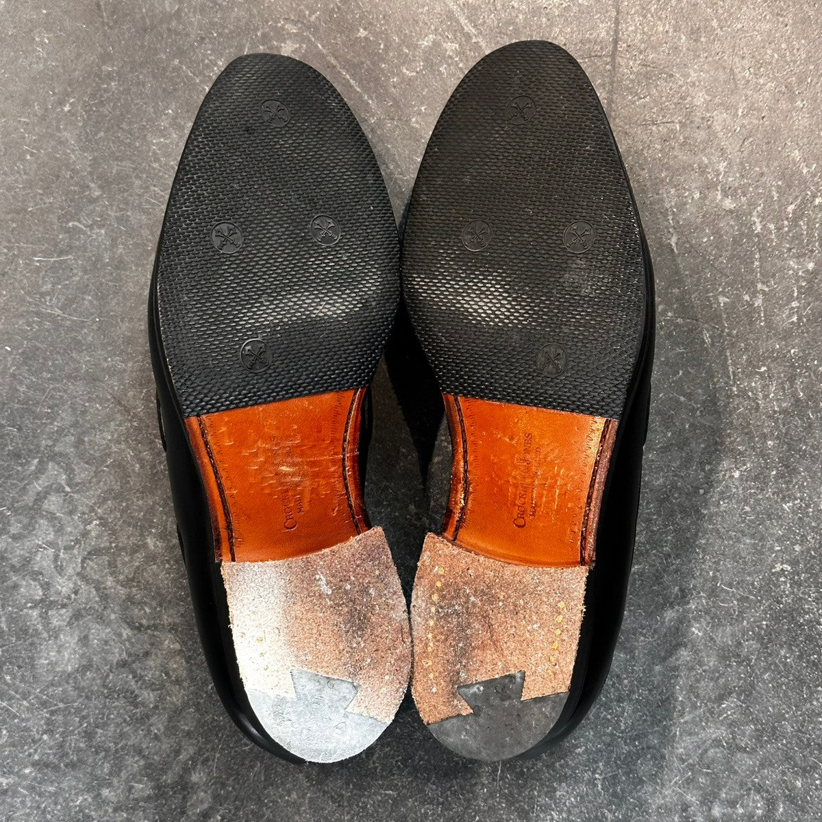 美品【CROCKETT&JONES CAVENDISH3】クロケット&ジョーンズ キャベンディッシュ3 タッセルローファー カーフ ブラック サイズUK8.5E 375ラスト