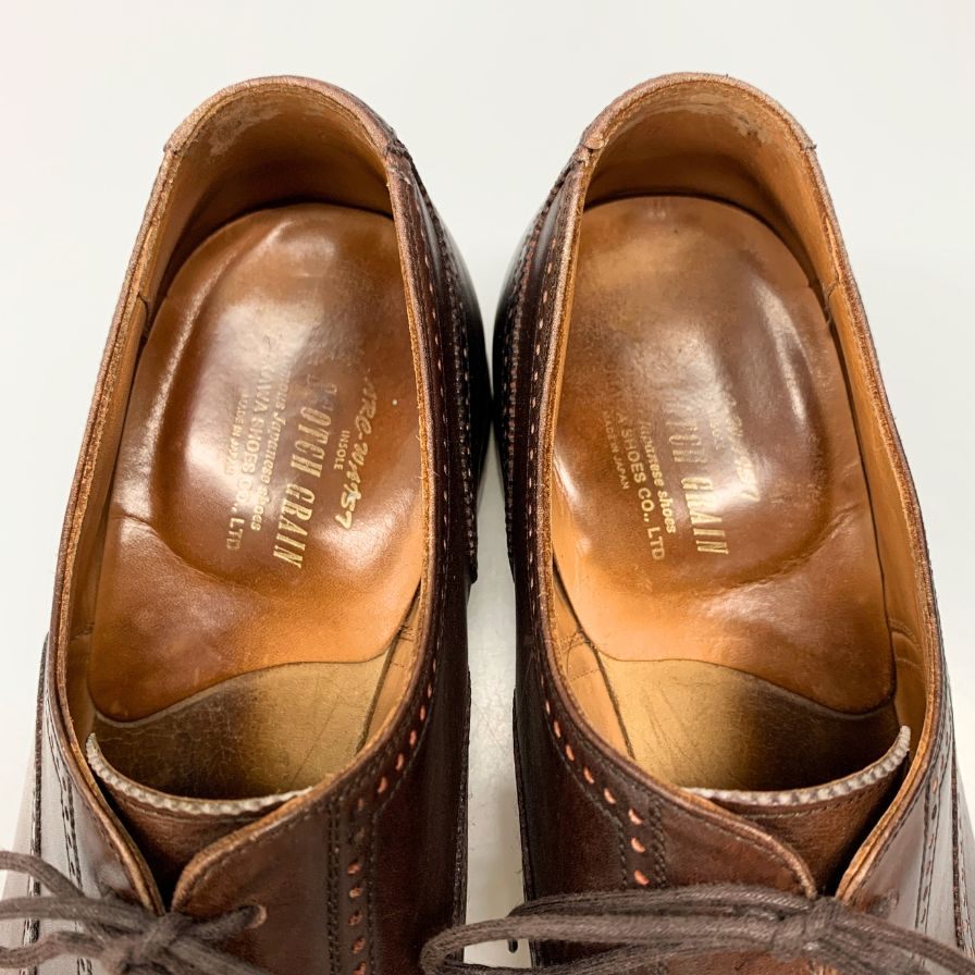 スコッチグレイン ビジネスシューズ ブラウン レザー 0270 27cm SCOTCH GRAIN】スコッチグレイン HA9040 ビジネスシューズ