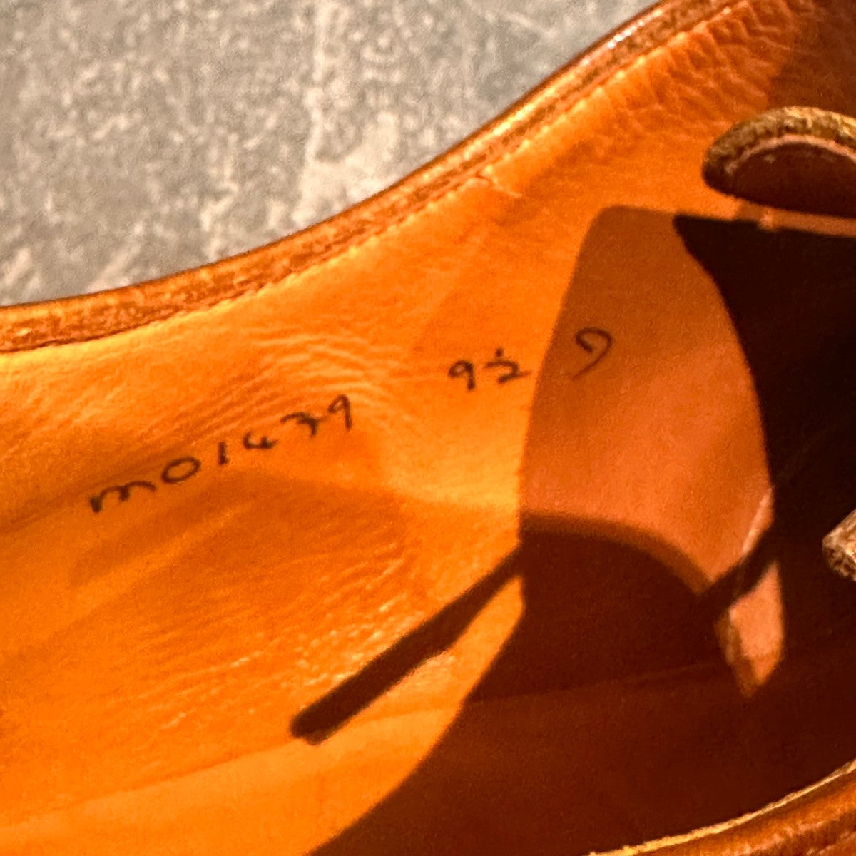 【POLO RALPHLAUREN】ポロラルフローレン Uチップ グレインレザー ブラウン サイズUK9.5D