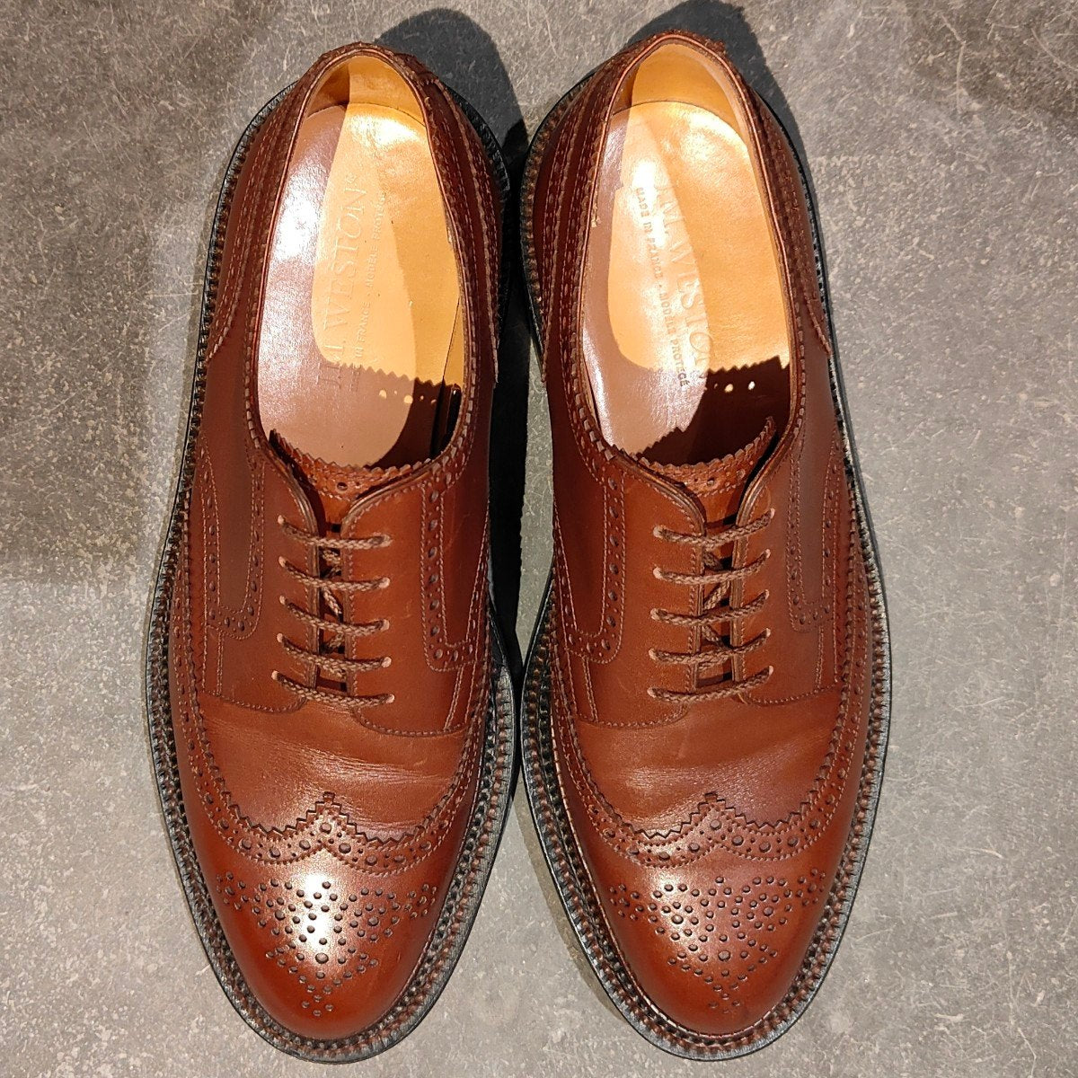 美品【J.M.WESTON】ジェイエムウエストン 590 トリプルソールダービー