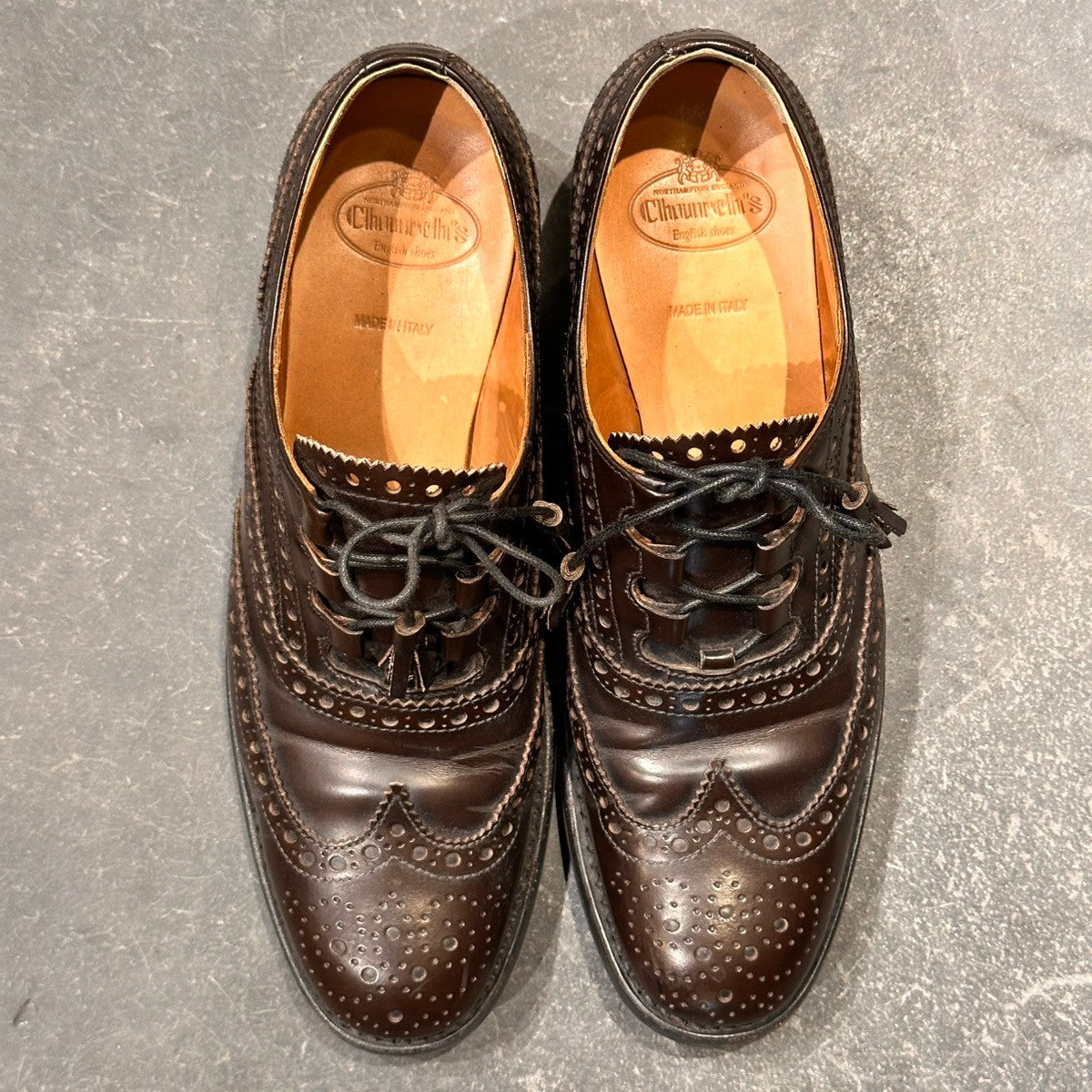 極美品【church's】チャーチ キャロル ウィングチップ ポリッシュド