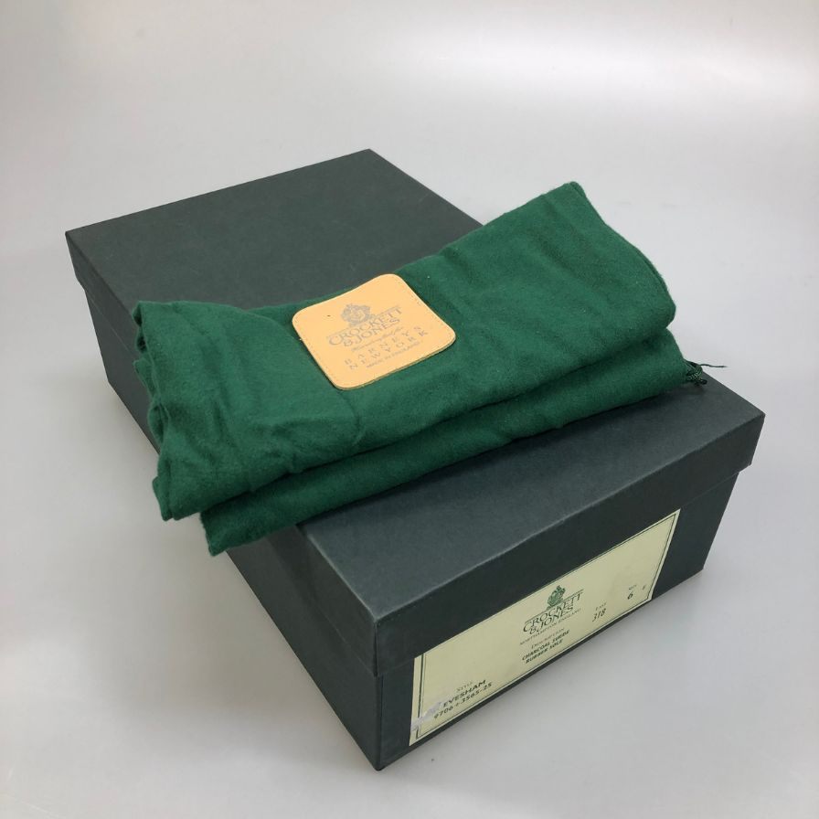 【Crockett & Jones】クロケット＆ジョーンズ  スエードシューズ スエード グレー（灰色） サイズ 6 ラスト