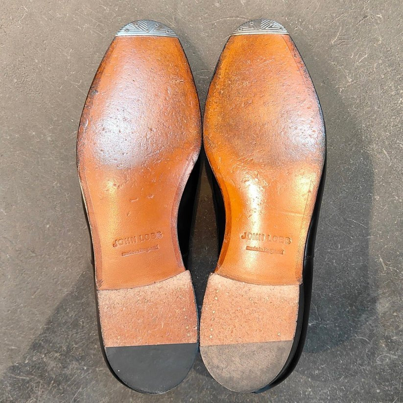 使用数回 【JOHN LOBB】ジョンロブ シティ2 ストレートチップ カーフ ブラック サイズUK6.5E 7000ラスト参考定価￥228,800-