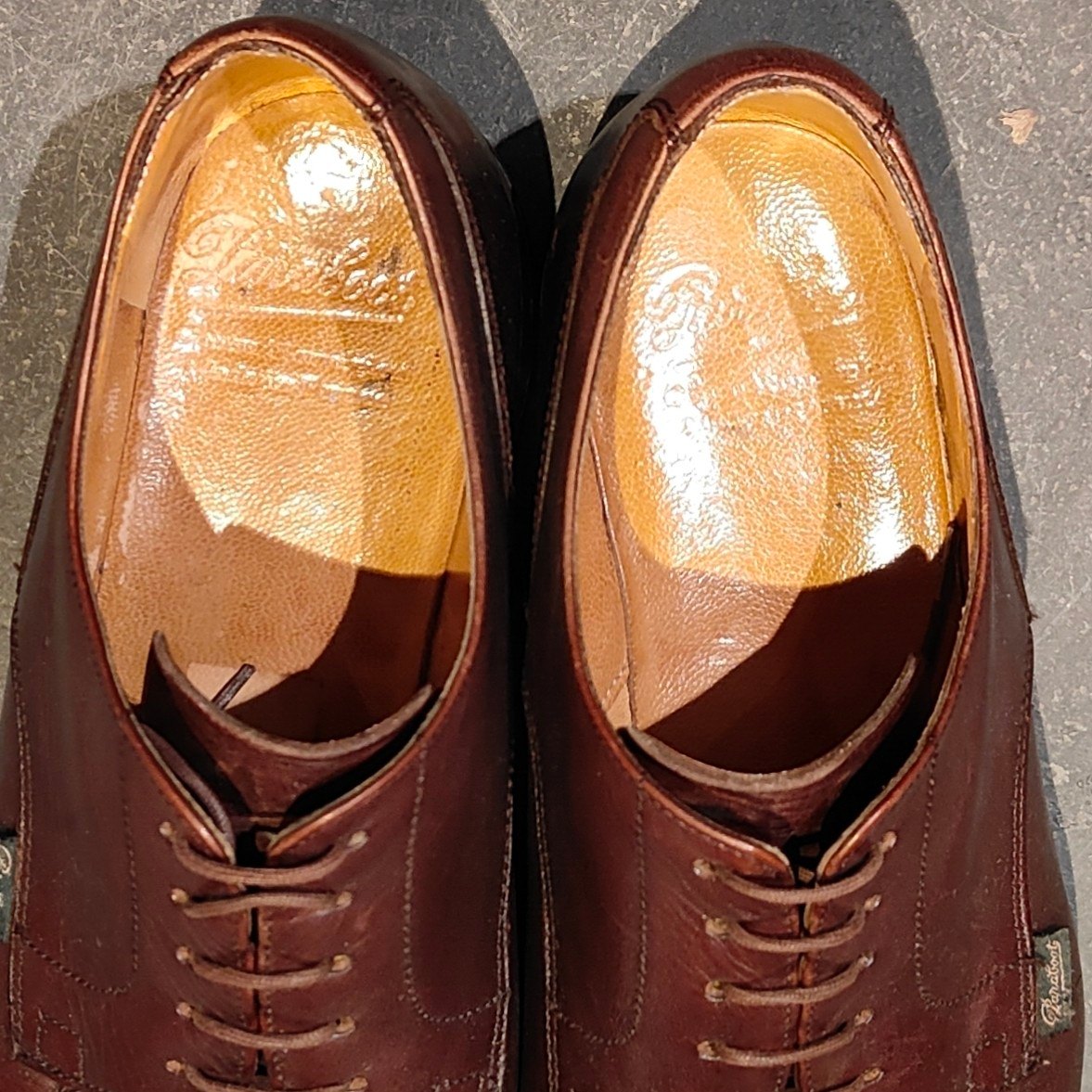 【Paraboot】パラブーツ シャンボード Uチップ リスレザー カフェ サイズ UK8 参考定価￥96,800-