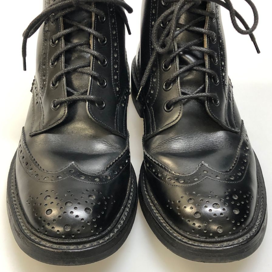 【Tricker's】トリッカーズ M2508 ブーツ カーフ ブラック メンズ サイズ7.5