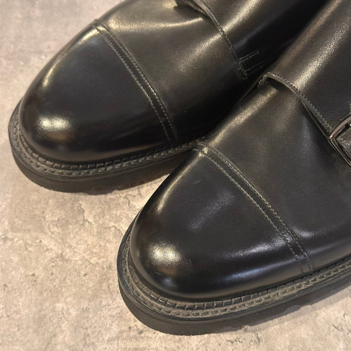 【オンライン限定】未使用品【JOHN LOBB】ジョンロブ ウィリアム ダブルモンク カーフ ブラック サイズUK7