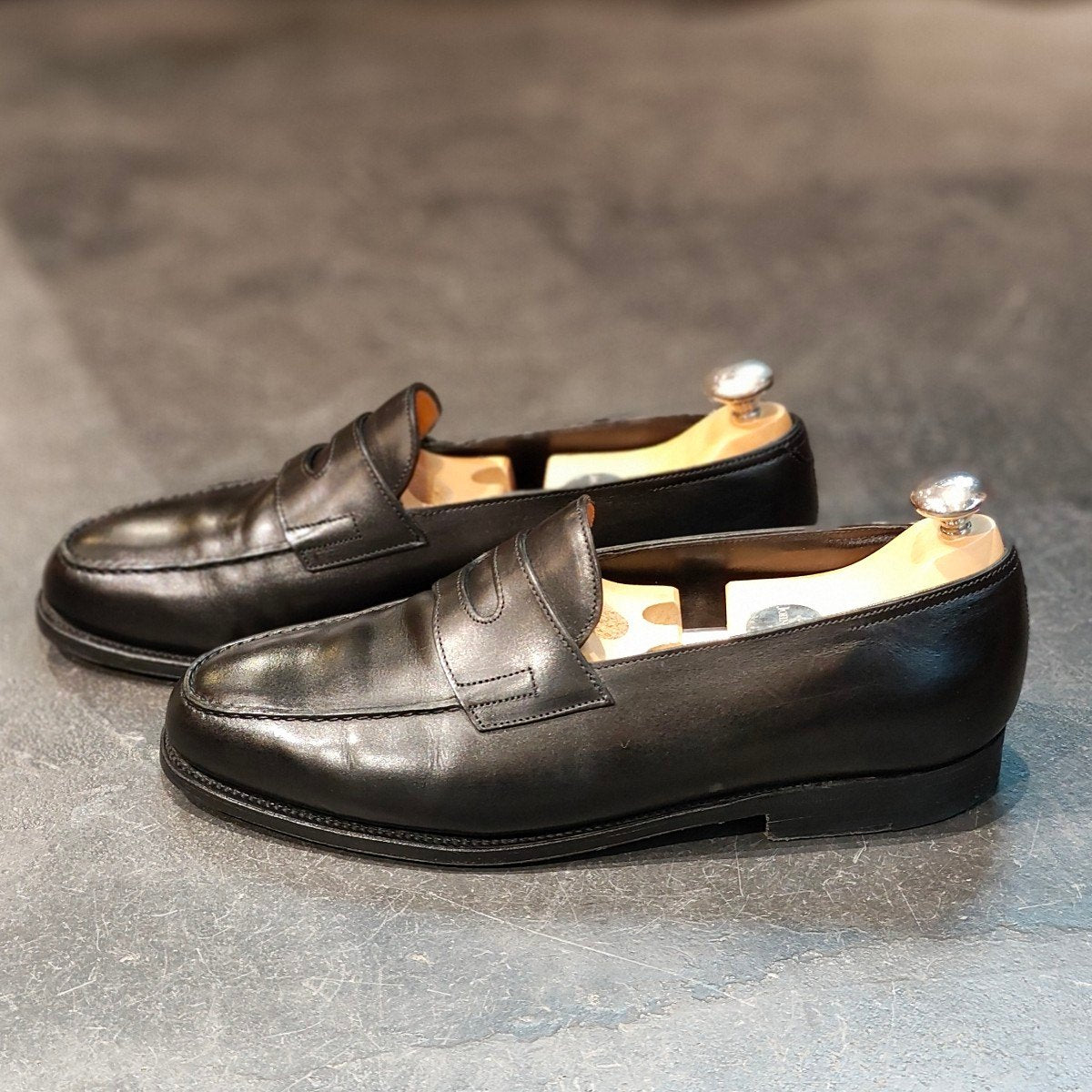 美品 【JOHN LOBB】ジョンロブ ロペス ローファー カーフ ブラック サイズ UK6E 4395ラスト 定価￥254,100- –  LASTLAB