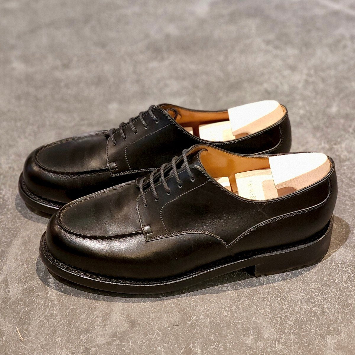 極美品 【J.M.WESTON】ジェイエムウエストン 641 ゴルフ Uチップ ボックスカーフ ブラック サイズ UK5E 31ラスト 参考定価￥187,000-