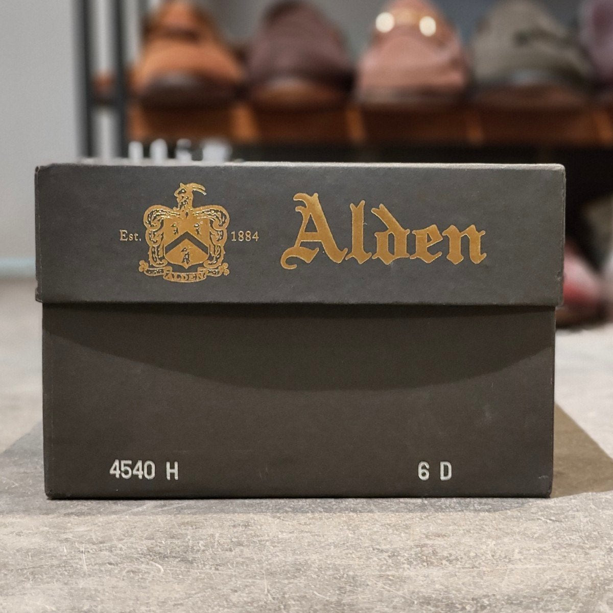 【ALDEN】オールデン 4545H タンカーブーツ コードバン ダークバーガンディ サイズUS6D ミリタリーラスト
