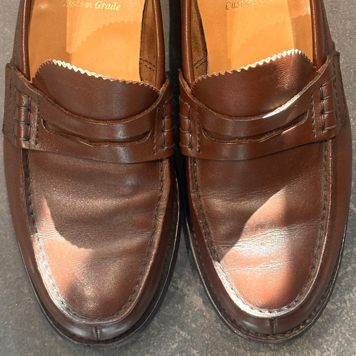 【Church's】チャーチ ペンブリー ローファー アンラインド カーフ ブラウン サイズUK75F 126ラスト