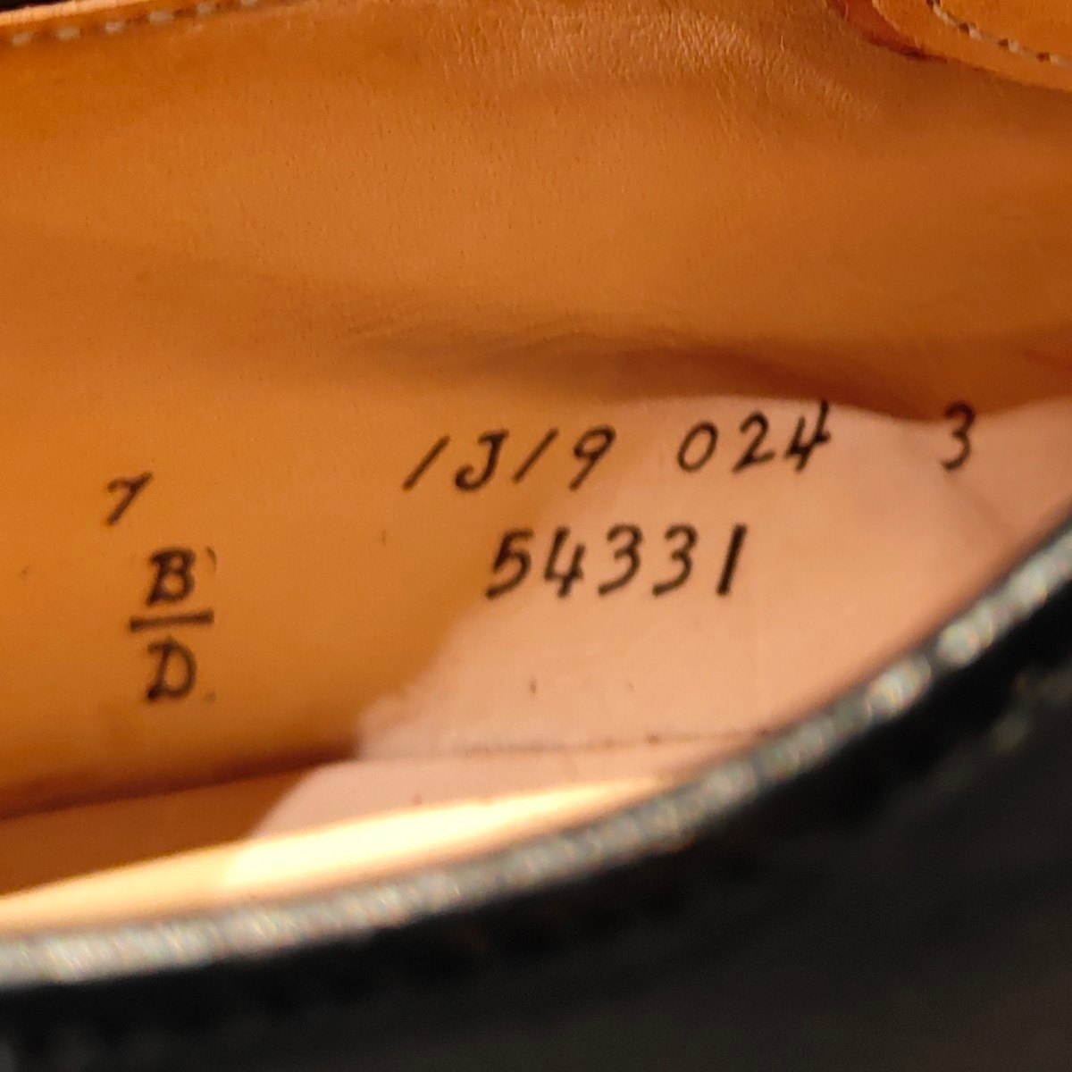 新品未使用【Alden】オールデン レザーシューズ 54331 Vチップ コードバン ブラック サイズUS7D モディファイドラスト 参考定価￥217,800-