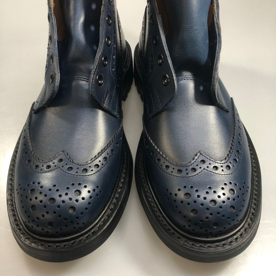 【Tricker’ｓ】トリッカーズ 944732 M2508 ブーツ レザー ネイビー（紺） サイズ 7ハーフ-5 ラスト
